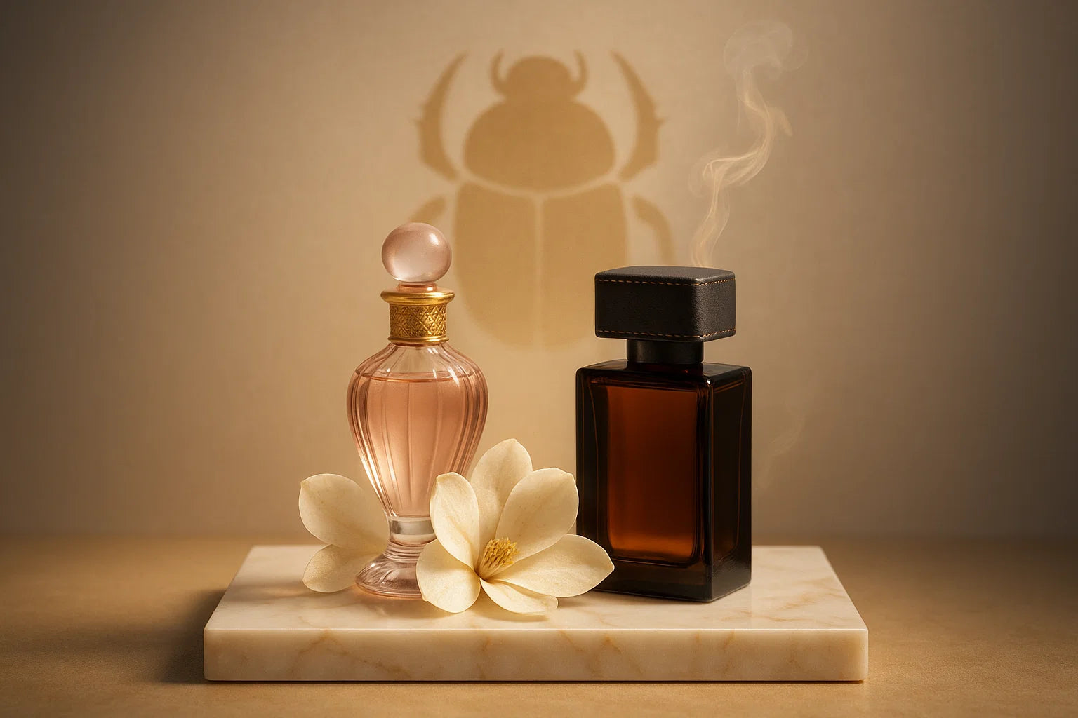 Perfume floral mujer y perfume masculino cuero duradero